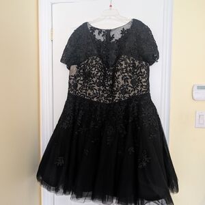 Evening Dress Black Lace Dress